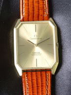 Omega Constellation 18K gold -rectangular dress watch